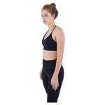 Спортивный бюстгальтер Hurley Solid Cross Back, черный - фото 3