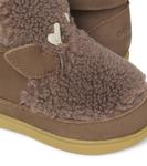 Вышитые ботиночки Baby Roumi Donsje, Hazelnut Curly Faux Fur - фото 4