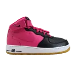 Кроссовки Nike Air Force 1 Mid GS 'Black Vivid Pink', розовый - фото