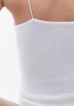 Топ SINGLET WITH THIN STRAPS OXXO, белый - фото 2