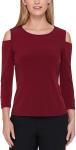 Женская блузка Tommy Hilfiger, Burgundy - фото