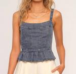 Топ Cecily в цвете River Heartloom, River - фото