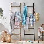 Полотенце для хаммама BUTLERS SURFSIDE, хлопок - бирюзовый - фото 2