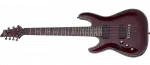 Электрогитара Schecter Hellraiser C-7 для левшей, цвет Black Cherry - фото 2