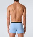 Боксеры из хлопковой смеси с логотипом Tom Ford, Sky Blue - фото 3