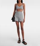 Бралетт в клетку Róhe, Black Gingham Check - фото 2