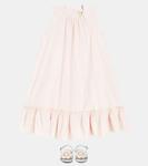 Платье с оборками Stella McCartney Kids, розовый - фото 2