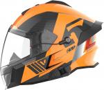 Шлем Delta V Carbon Commander 509, Gloss Orange - фото 2