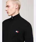 Свитер Tommy Jeans Slim Fit, черный - фото 4