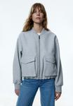Куртка-бомбер ÜBERGANGS  MONISHA EDITED, серый - фото 5