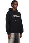 Off-White Черная толстовка для скейтбординга с рисунком «облачная стрела» - фото 2