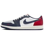 Кроссовки 1 Retro Low Og Howard University Jordan, Red White Blue - фото