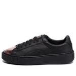 Кроссовки basket platform metallic 'black rose gold' Puma, черный - фото