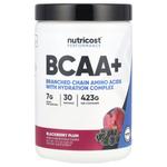 Nutricost, Performance, BCAA +, ежевика, 423 г (15,1 унции) - фото
