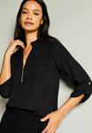 Блуза REGULAR FIT - ZIP FRONT UTILITY POCKET  Lipsy, черный - фото 3