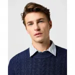 Свитер Wrangler 112371654 Regular Fit, синий - фото 6