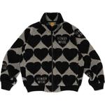 Куртка Heart pattern Fleece Jacket HUMAN MADE, синий - фото 3