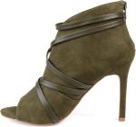 Женские ботильоны Brinley Co. с вырезами, Olive - фото 2