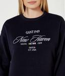 Свитер Relaxed fit Gant, синий - фото 4