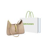 Qingxi Qinnxer Женская сумка через плечо, Черный - фото 4