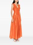 LUISA SPAGNOLI платье Perla, оранжевый - фото 3