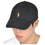 Polo Ralph Lauren Вышитая бейсболка с пони, Black - фото 3