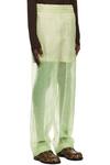 Зеленые многослойные брюки Dries Van Noten - фото 2