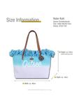Наплечная сумка Robin Ruth Schultertasche hellblau, natur ca. 48cm - фото 4