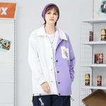 GENANX Куртка Unisex, White Purple - фото 13