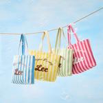 Lee Тканевая сумка шопер, Lemon & White Stripes - фото 5