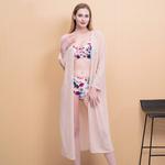 Сплошное кимоно-пончо TRUEDAMES, бежевый - фото