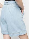 Джинсовые шорты с поясом PINKO, синие - фото 5