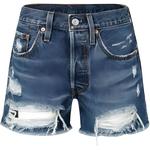 Levis Джинсовые шорты женские голубые - фото