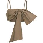 MSGM SS24 Топ Women's Army Green - фото