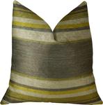 Plutus Brands Подушка Plutus Brands Plutus Olive and Fig Gray Citrine and Ivory Multicolored - фото