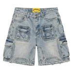 Шорты Godspeed Octagon Cargo Denim Shorts, Blue - фото