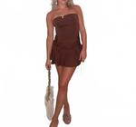 Мини-платье Dream в цвете какао Cotton Candy, Cocoa - фото 3