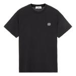 Футболка patch logo t-shirt 'black' Stone Island, черный - фото