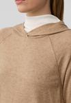 Худи s.Oliver LONGSLEEVE AUS STRETCH, Hellbraun/Mottled Beige - фото 3