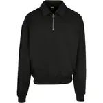 Толстовка Urban Classics Shirt Collar half zip, черный - фото 3