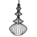 Подвесной светильник Beliani, 40x40x110 см, черный - фото