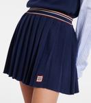 Мини-юбка из шерсти и кашемира Miu Miu, темно-синий - фото 4