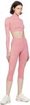 Леггинсы из розового жаккарда MISBHV - фото 4