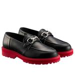 (WMNS) Лоферы Onitsuka Tiger Bit 'Black Classic Red' - фото 2