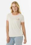 Футболка Rip Curl SWELL LINES RINGER , Bone/Off-White - фото 6