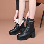 Ботинки Martin Boot женские Vedullar, бежевый - фото 7