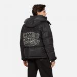 Пуховик мужской черный Evisu, черный - фото 4