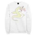 Мужской флисовый пуловер с рисунком Cuphead Grim Matchstick и Living Fireball Licensed Character - фото