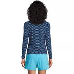 Рашгард с длинными рукавами Petite Lands' End UPF 50 Lands' End, черный - фото