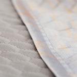 Одеяло ибена Ibena, серый/оранжевый - фото 3